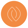 leaf icon - orange